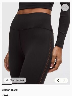 Lululemon RevealKnit Eyelet High-Rise Tight
7/8 Length